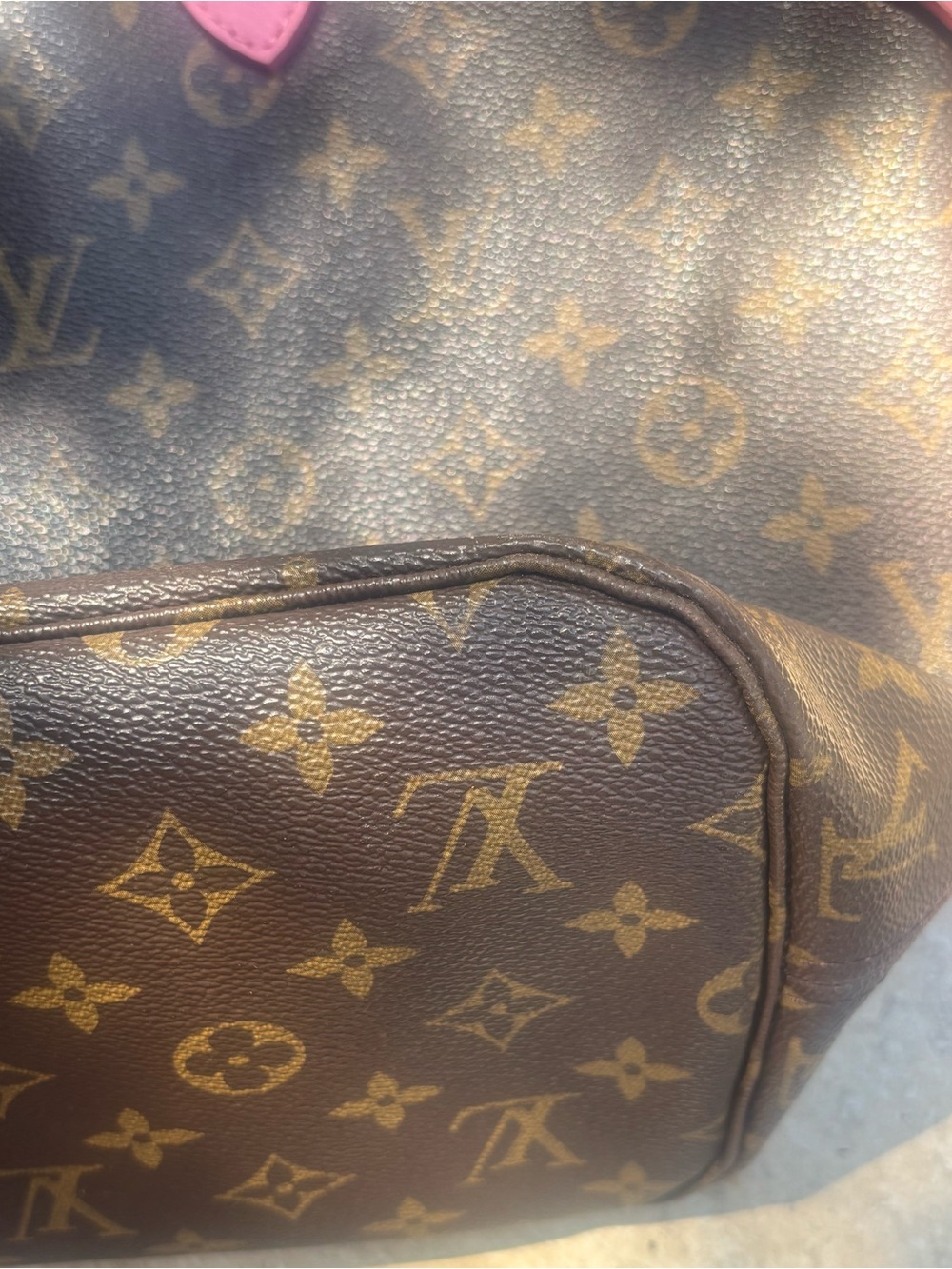 Louis Vuitton Neverfull MM Ikat Flower Monogram Canvas Tote – 100% Authentic - Picture 14 of 16